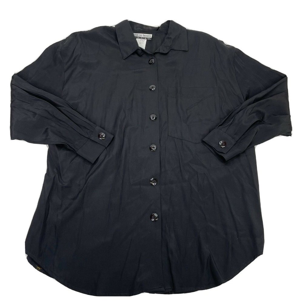 Francine Browner Womens Button Down Shirt